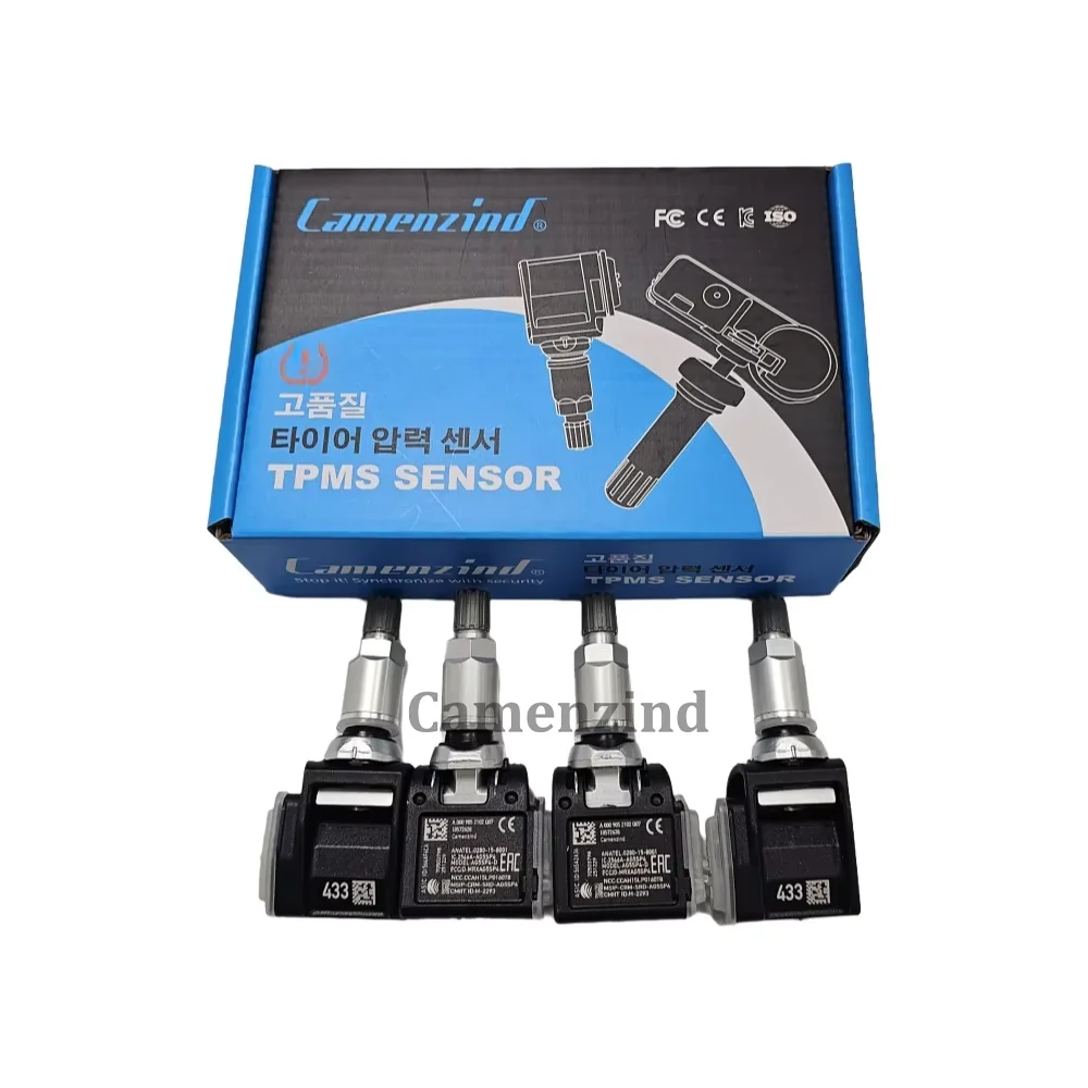 4 Stück Reifendrucksensor 433MHz TPMS-Sensor 0009052102 A0009052102 36106887140 6887140-01 36106887147 6887147-01 Für BMW 5er G30 7er G11 BMW X3 X4 X6 X7 Mercedes-Benz A E GLE-Klasse W213 E200 E250 E300 – Detail 1