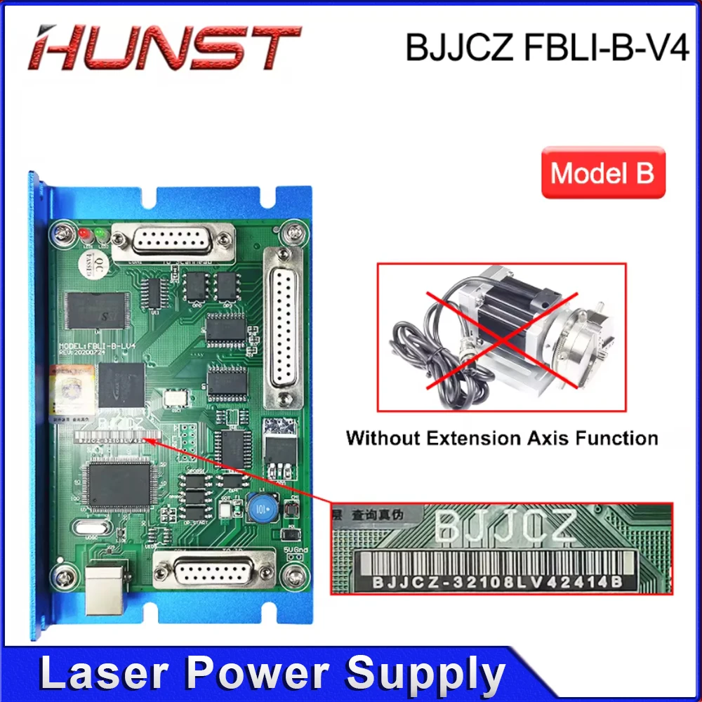 HUNST BJJCZ Laser Controller Original Card JCZ Control Board FBLI-B-LV4 Ezcad for IPG Raycus JPT MAX Fiber Marking Machine