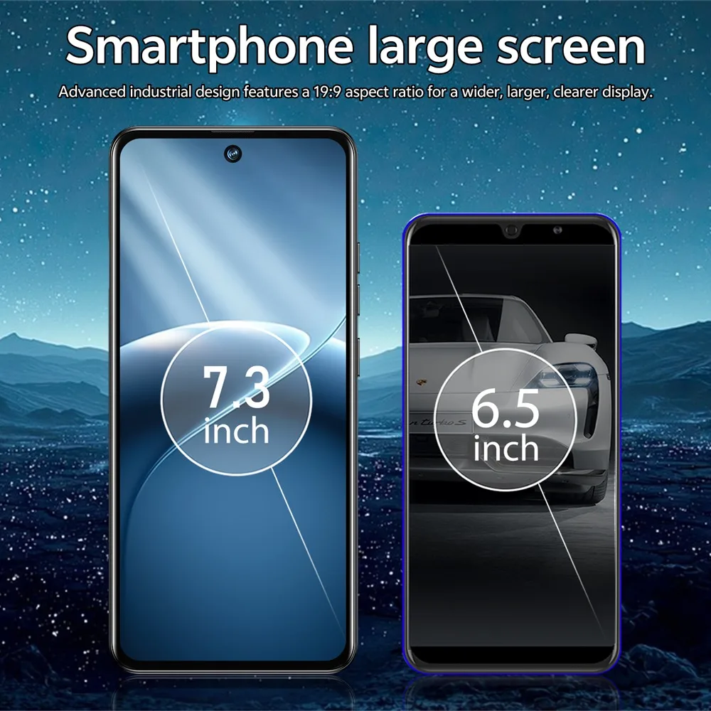 K-Touch High-quality C27 Ultra 8000mAh Smartphone 22GB+2TB Cell Phone 7.3HD Mobile Phones Android 15 5G Dual SIM 16+48MP Camera Cellphones