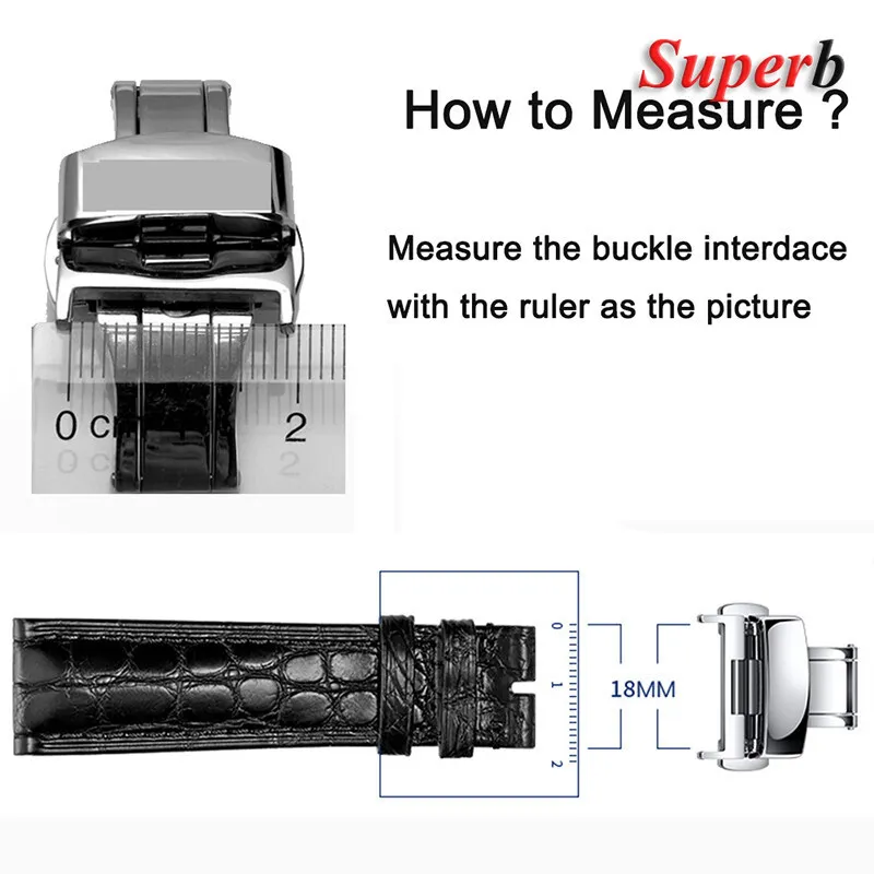 Rvs Horloge Gesp Vervanging 14mm 16mm 18mm Horloge Vouwsluiting voor Cartier Blauwe Ballon Horloge Zilver kleur