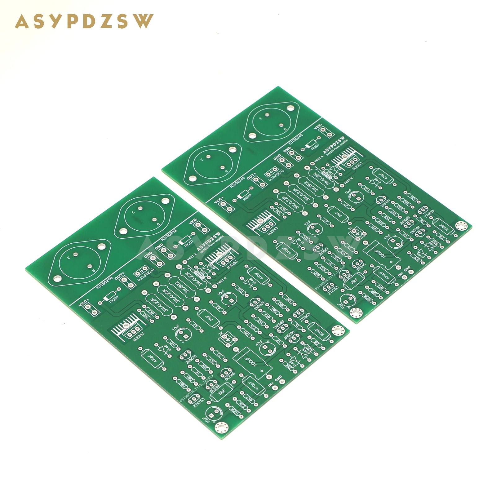 2 CH ستيريو NAP250 مكبر كهربائي قاعدة PCB العارية على المملكة المتحدة NAIM 80W + 80W