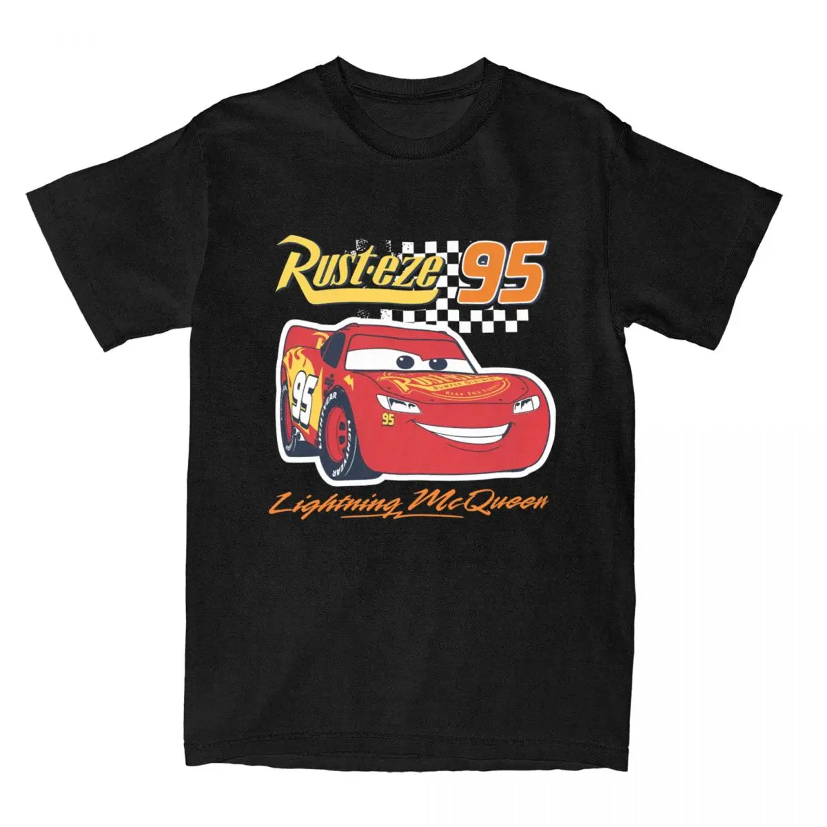 Camiseta Haikyuu Lightning Mcqueen Pixar, camisetas de algodón, camiseta de Hip Hop para hombre, camisetas de manga corta de diseño informal Y2K de verano