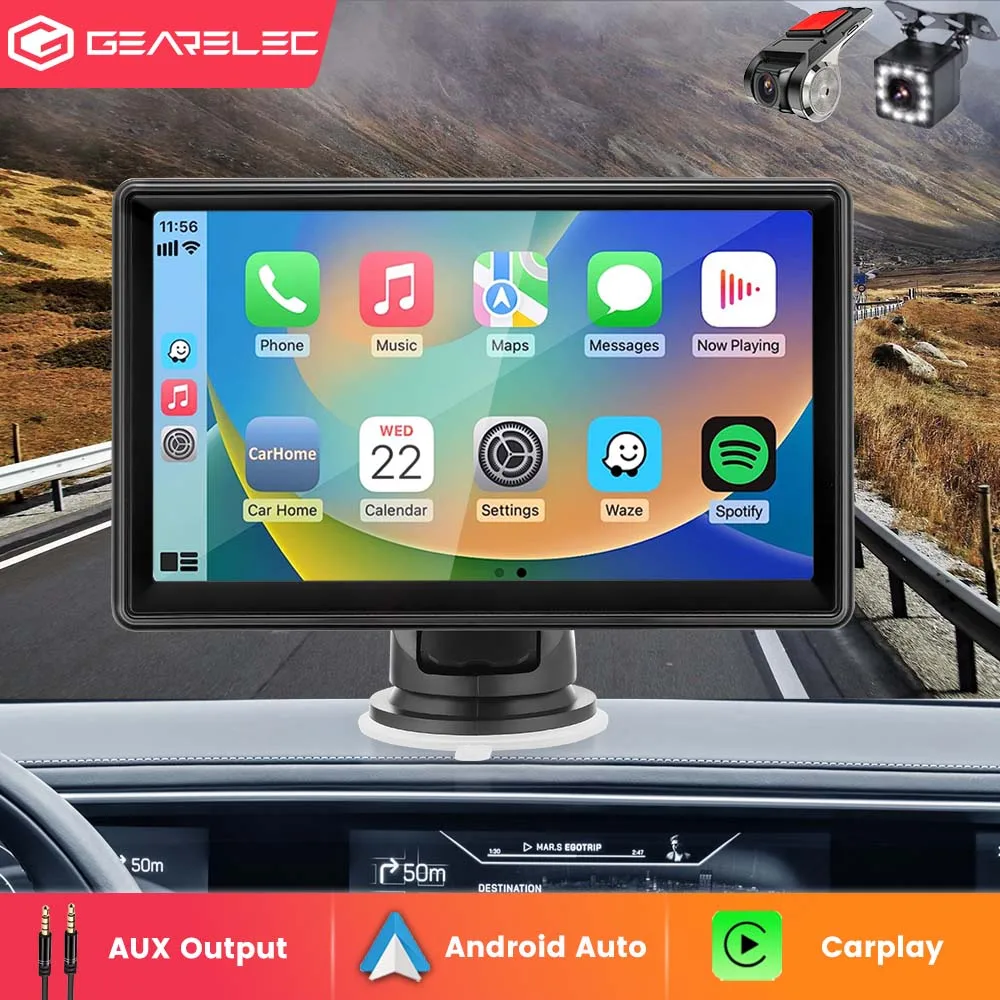 Universal Carplay autoradio Portable Car Radio CarPlay Android-Auto Navi For VW BMW Opel Benz 7