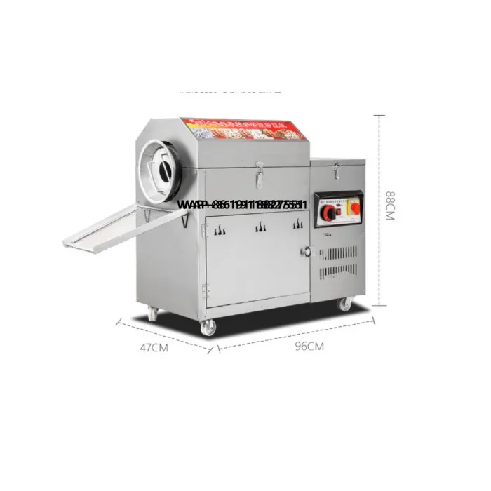 

Hot Sell Rice Soya Bean Coffee Beans Roaster Pistachio Chestnut Roasting Machine