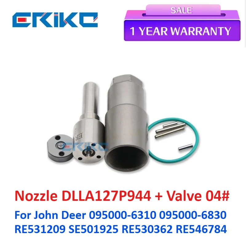 

Ремкомплект форсунок Сопло DLLA127P944 Клапан 04 # Для John Deer 095000-6310 095000-6830 RE531209 SE501925 RE530362 RE546784