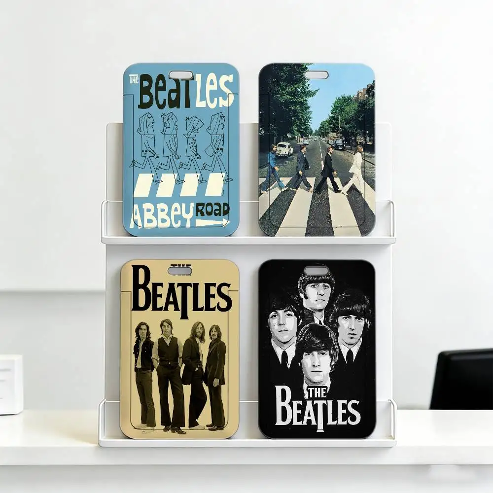 Hot-Band-T-The B-Beatles Premium-Ausweishalter mit Umhängeband, robustes Kartenetui mit Umhängeband für Mitarbeiter-Arbeitsausweise, Büro.