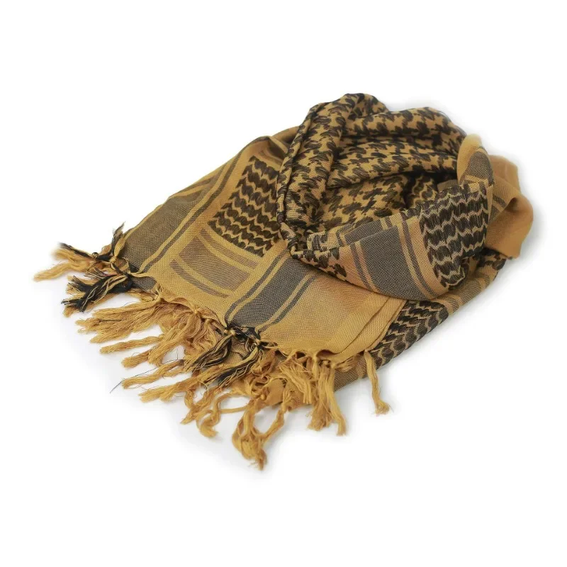 Keffiyeh Tactical Desert Scarf Wrap Shemagh Head Neck Arab Scarf Keffiyeh Scarf Wrap for Men And Women