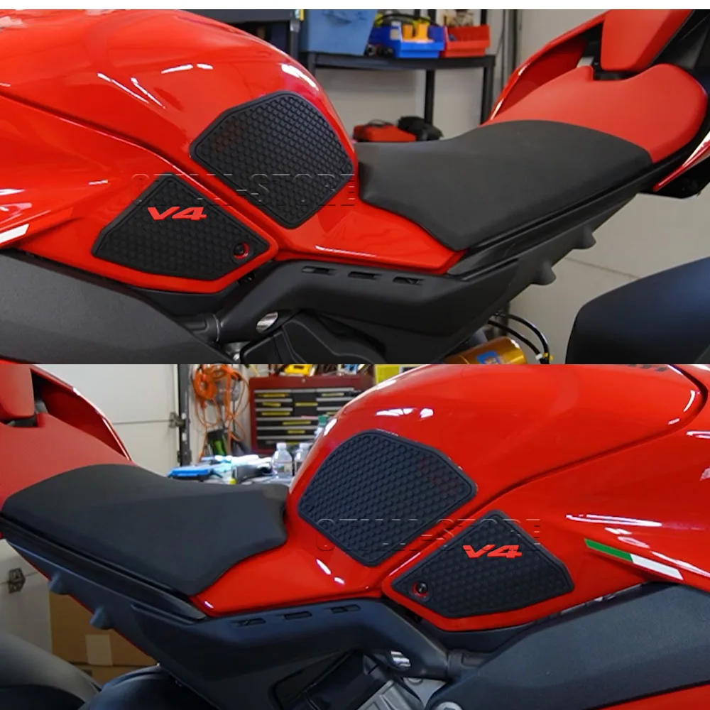 Para Ducati Panigale V4 S R SP2 nuevos accesorios de motocicleta almohadilla de tanque de combustible de Gas pegatinas PANIGALE V4S V4R V4SP2 2022 2023