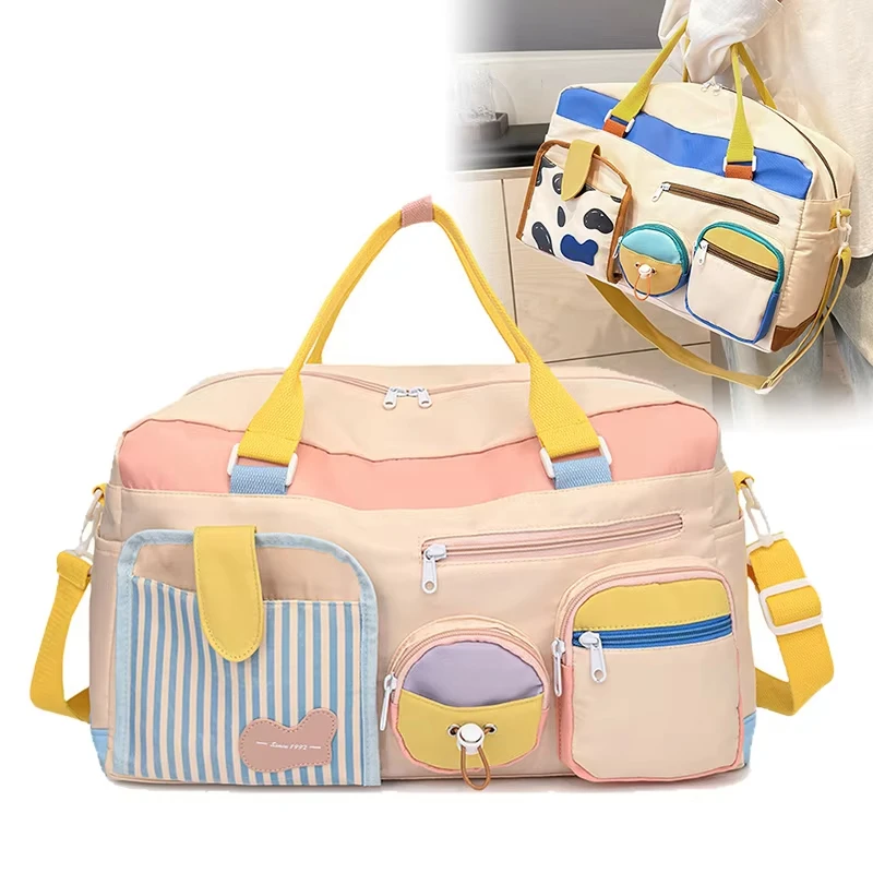 

Fashion Women Travel Crossbody Bag Large Capacity Business Duffel Leisure Yoga Hand-held Storage Bag Fitness Luggage Bag XA96CC