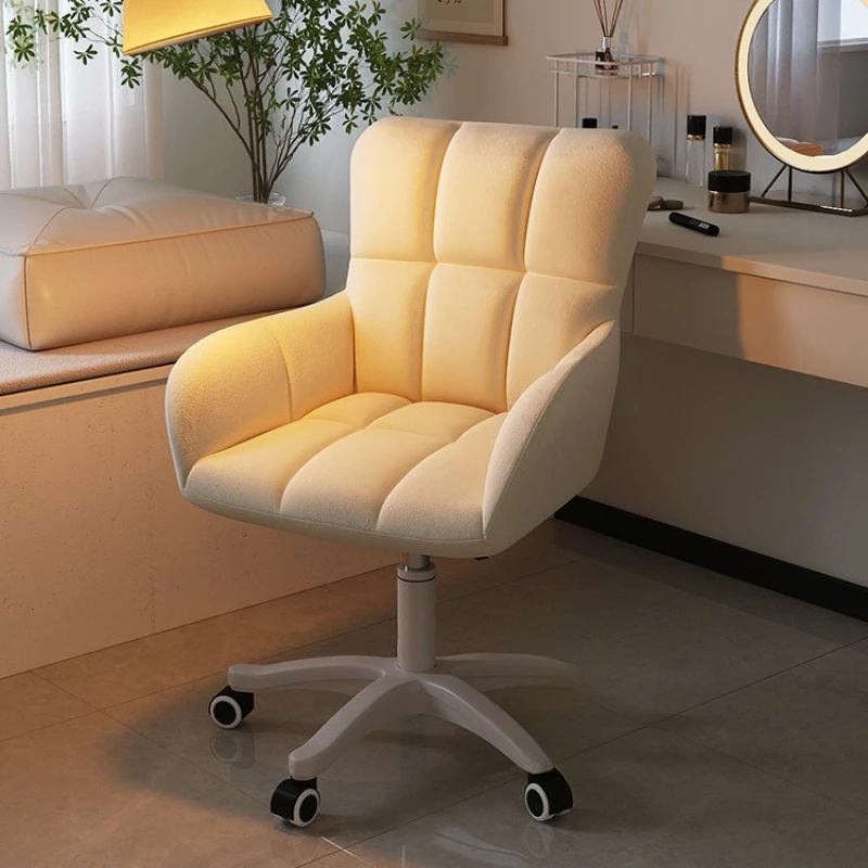 Computer chair Home comfort Girls bedroom Makeup chair Dormitory sedentary backrest lifting swivel