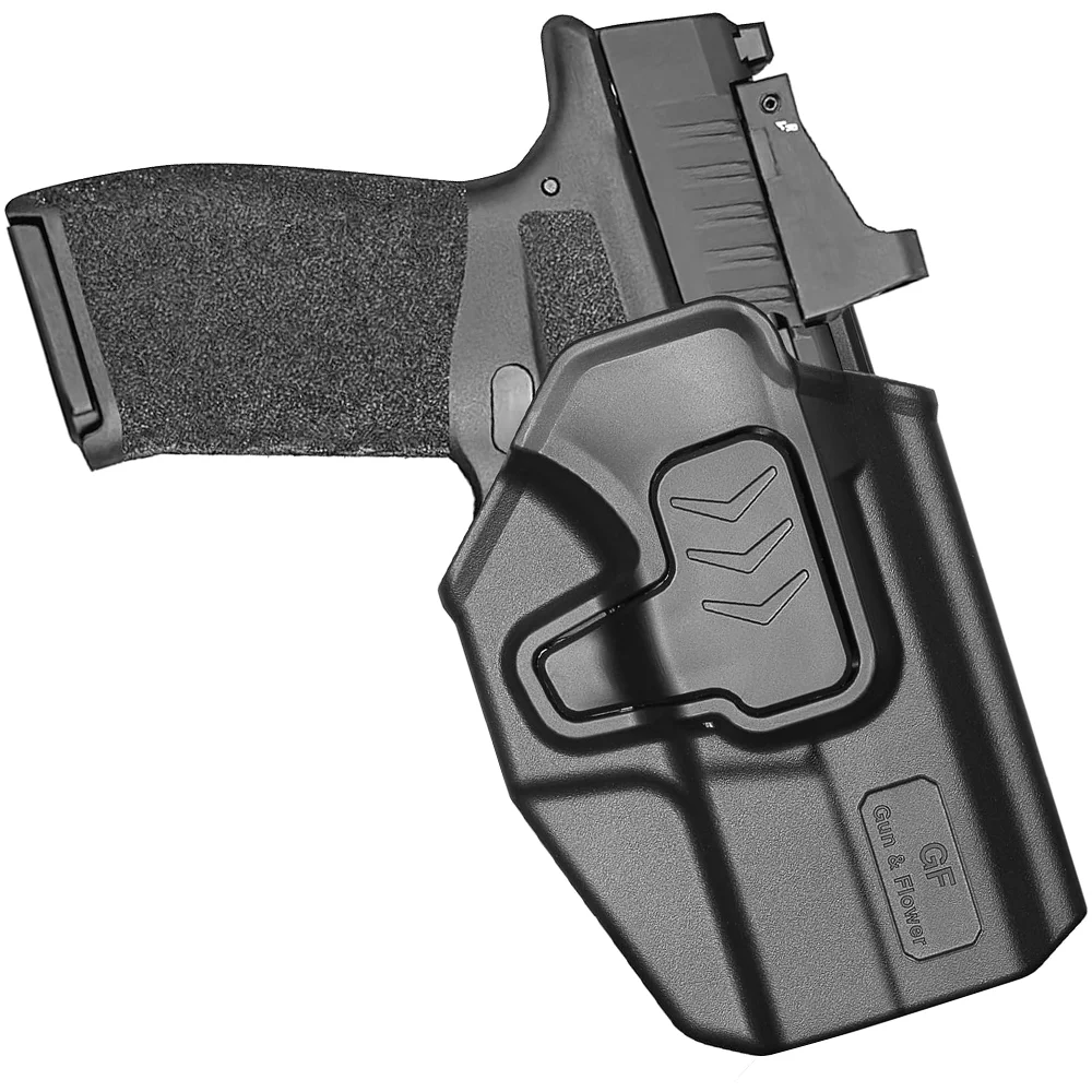OWB Holster for Springfield Hellcat Pro,Hellcat/OSP,Hellcat RDP-Fit Red Dot,Level II Index Finger Release,Adjustable,Right Hand