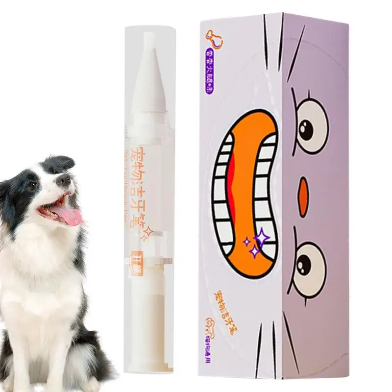 

Pet Toothbrush Pen Pet Toothbrush Dog Teeth Cleaning Pen Dog Tartar Remover For Teeth Pet Teeth Repairing Kit Dog Toothbrushes