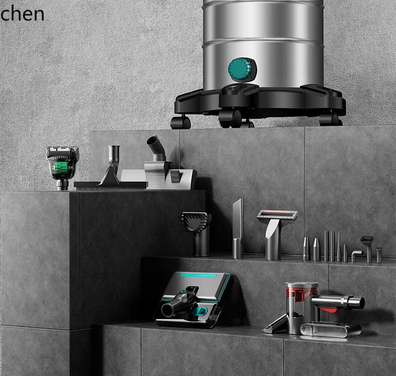 เครื่องดูดฝุ่น HTT แรงดูดสูง พลังแรงพิเศษ ถังเปิดแบบพิเศษ เครื่องดูดฝุ่นอุตสาหกรรมสำหรับร้านล้างรถ ร้านเสริมสวย