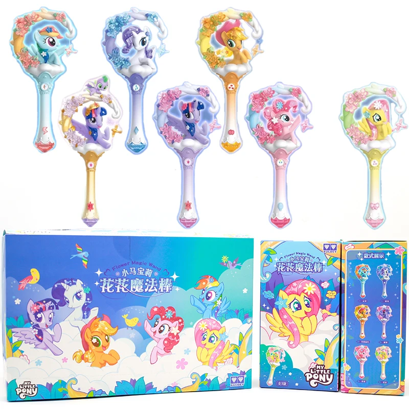 

Hasbro My Little Pony Вечеринка дружбы Цветочная волшебная палочка Twilight Sparkle Rarity Pinkie Pie Милый настольный орнамент Игрушка Фея