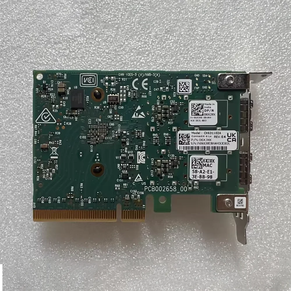 

MCX631102AN-ADAT 06XJXK R5WK9 CX631102A 25G двухпортовая карта