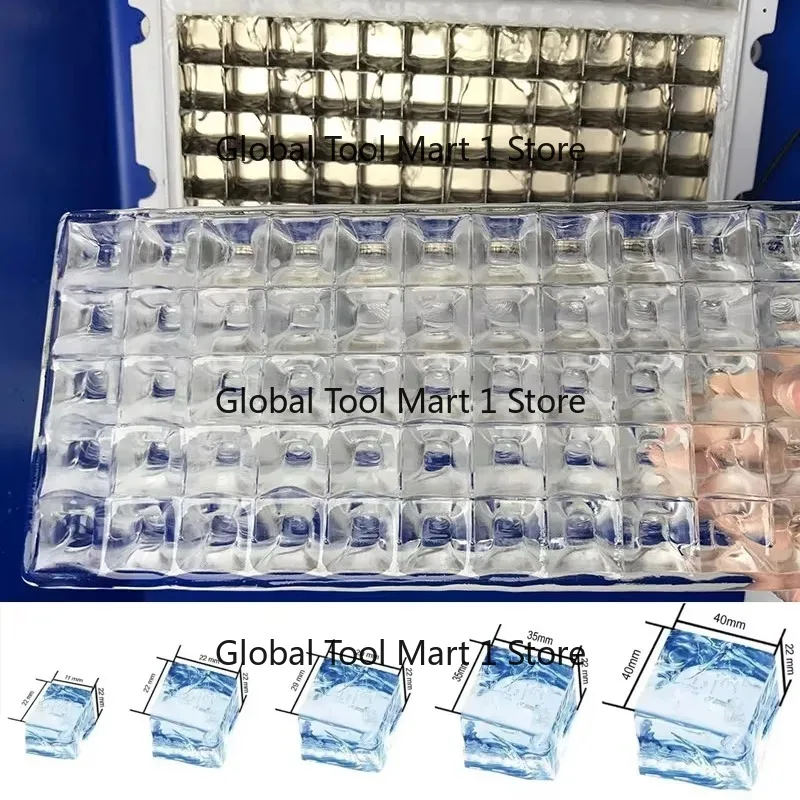 【2026】Automatic Home Use Stainless Steel 304/316 Cube Ice Machine 30KG 40KG 60KG Edible Ice 80KG Storage Featuring  Essen