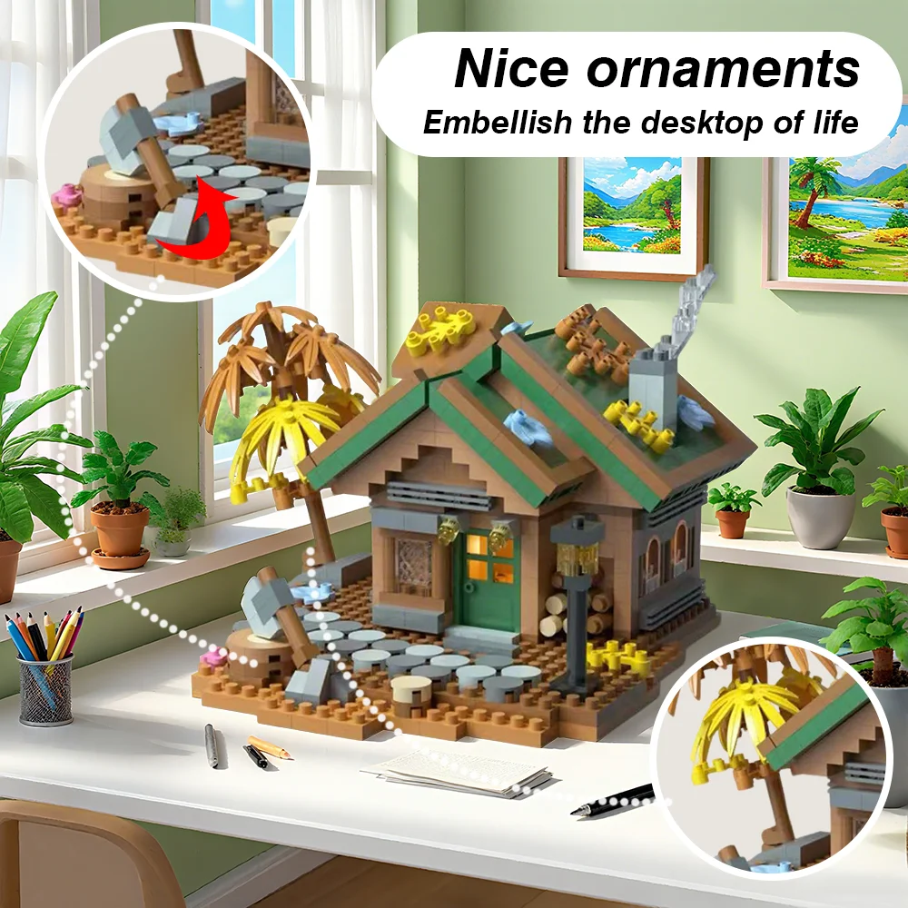 Unique Treehouse Gift Set - Complete DIY Wooden Model, Perfect for Birthday & Anniversary Present