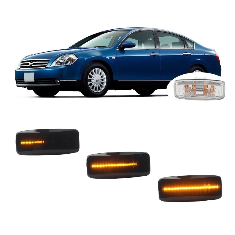 

for Nissan Teana J31 Cefiro Maxima 2004 2005 2006 2007 Dynamic LED Indicator Side Marker Signal Light Fender Lamp