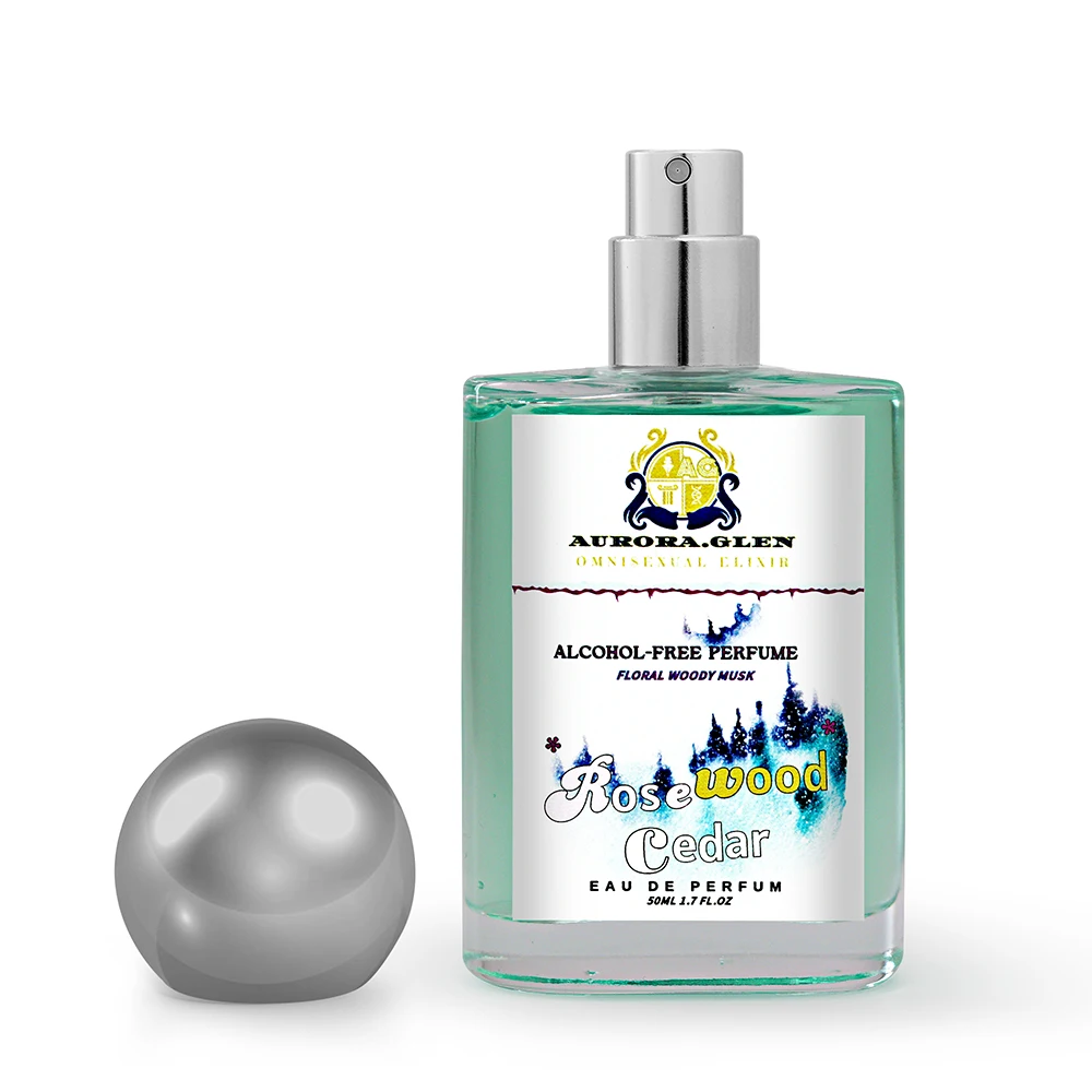 Drewniany i cedrowy perfumy zimowe bez alkoholu, unisex, zapach drewniany dla kobiet i mężczyzn, bogaty zapach, 50 ml, idealne na prezent na Boże Narodzenie lub urodziny.