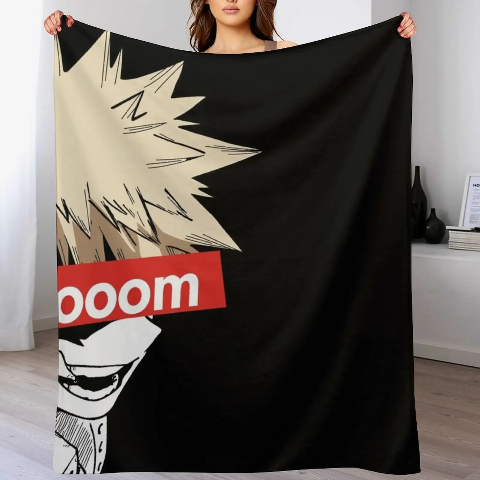 Bakugou Throw Blanket Soft Comfort Blanket for Reading Watching TV