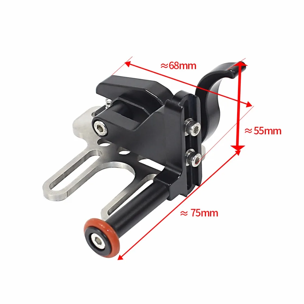 Einstellbare Dual Griff Tablett Stabilisator Halterung für GoPro Canon Sony Fuji SLR Kamera Unterwasser Tauchen Gehäuse Halter Licht Stehen – Detail 31