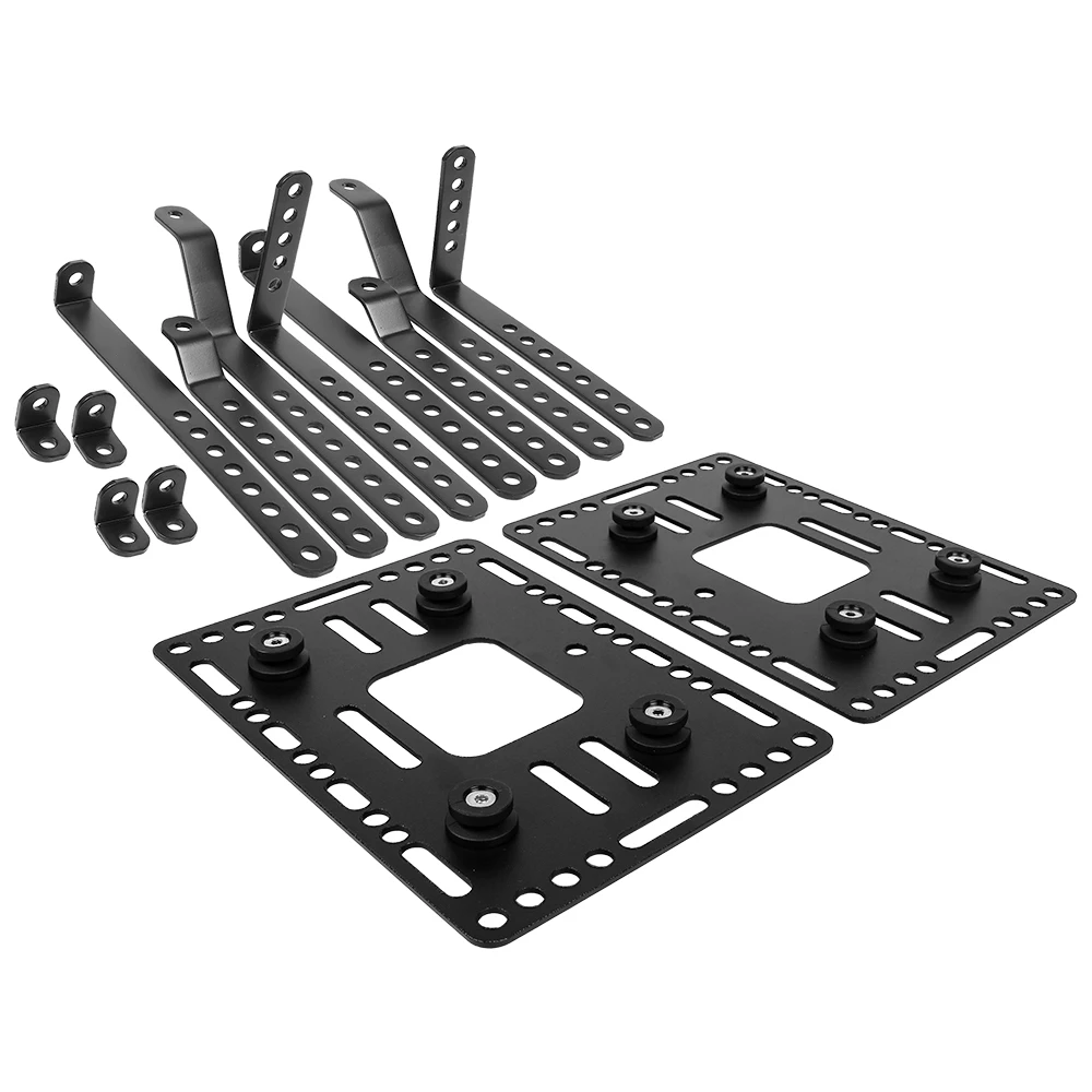 Universal Motorcycle 18L DIY Pannier Rack For Yamaha For Suzuki For Honda Side Case Luggage Support Travel Storage Trunk Frame