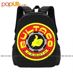 Bultaco Motorcycle Logo Racing Backpack Large Capacity Hot Art Print Personalised Outdoor Running
