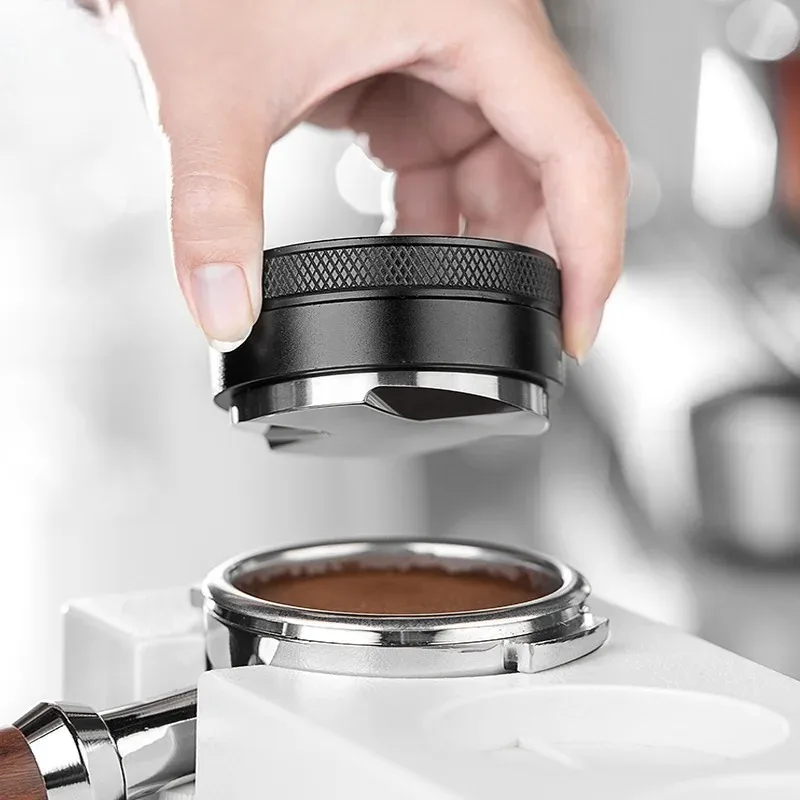 

Легкий распределитель кофе, темпер для выравнивания с плоским основанием на 3 лезвия, молоток для порошка в стиле макарон, универсальный 51 мм/53 мм/58 мм