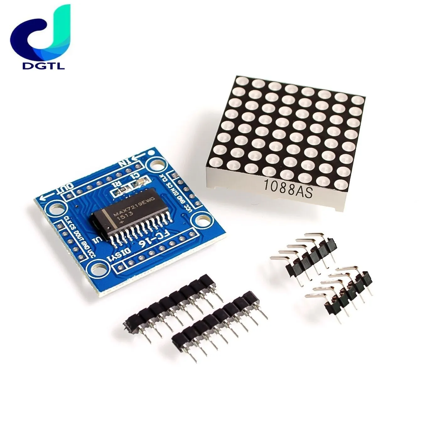 MAX7219 dot matrix module microcontroller module DIY KIT