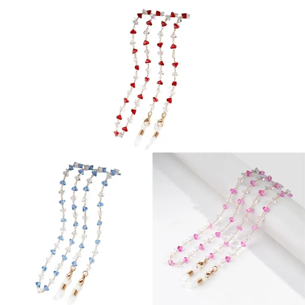 

Crystal Eyeglass Chain Glasses Holder Chain Fashion Accessory for Daily Wear