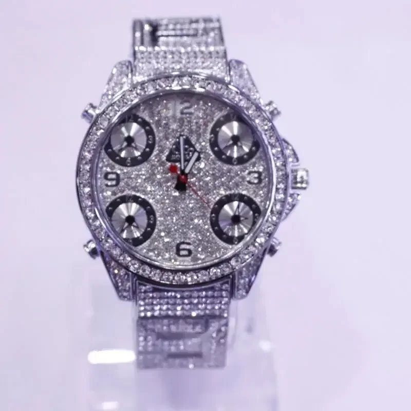 Czech Leopard Full of Stars Couple Rhinestone Non-mainstream Hip Hop Men's Women's Watch Watch