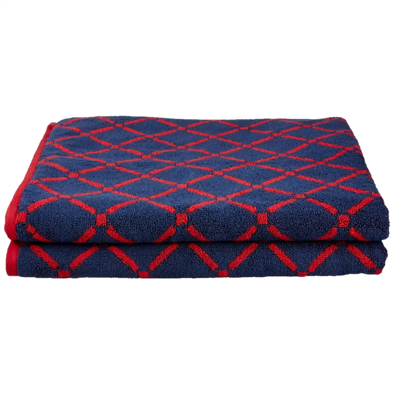 

100% Cotton 2-Piece Diamond Bath Sheet Set
