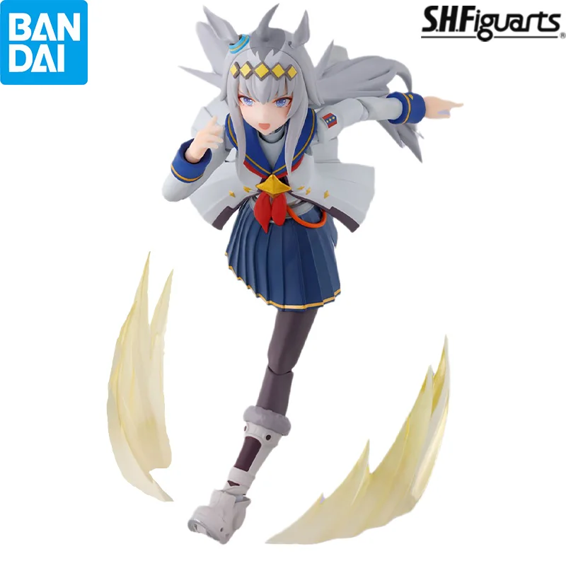 Original Bandai S.H.Figuarts Uma Musume Pretty Derby Oguri Cap 14cm Anime Figure Action Model Collectible Toys Gift