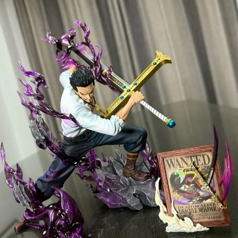 Tianhui Dracule Mihawk Limited Edition One Piece GK Handheld Trendy Toy Model Gift Anime Figure Japanese Comics Animation Theme