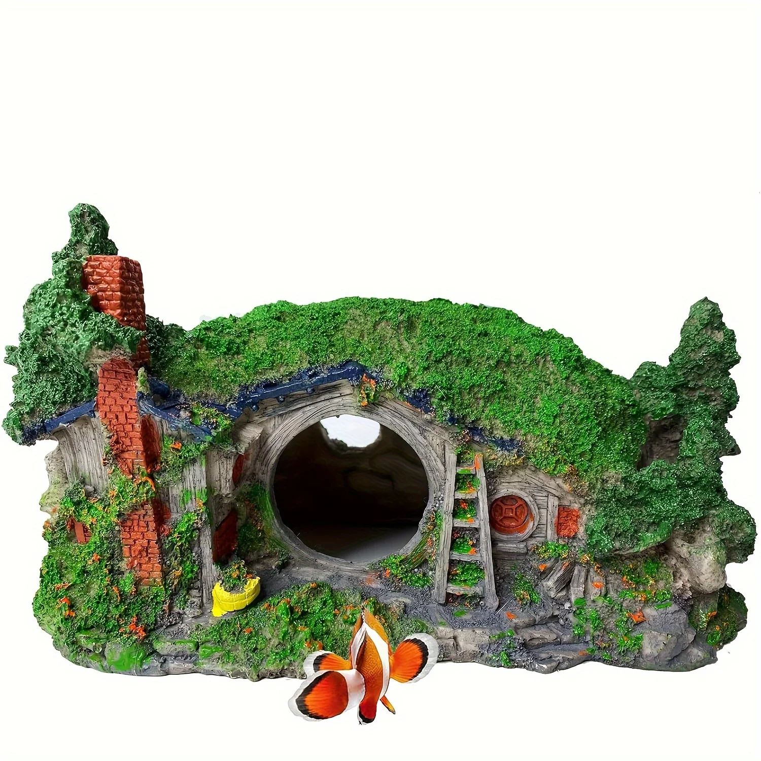 

Смоляная вспышка в виде рыбы, скрытое пространство, прикрытие змеи, искусственное украшение, ландшафтное оформление