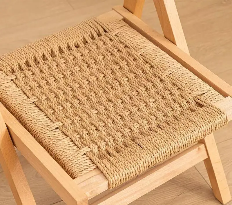 Wooden Dining Chair, Folding Chair, Lightweight Houseuse Mahjong Chair,