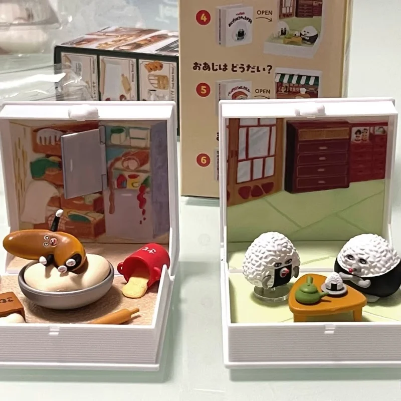 레멘트 미니어처 브레드 티프 장면 놀이용 블라인드 박스 트렌디한 데스크탑 장식 그림책 세계에서의 신상품