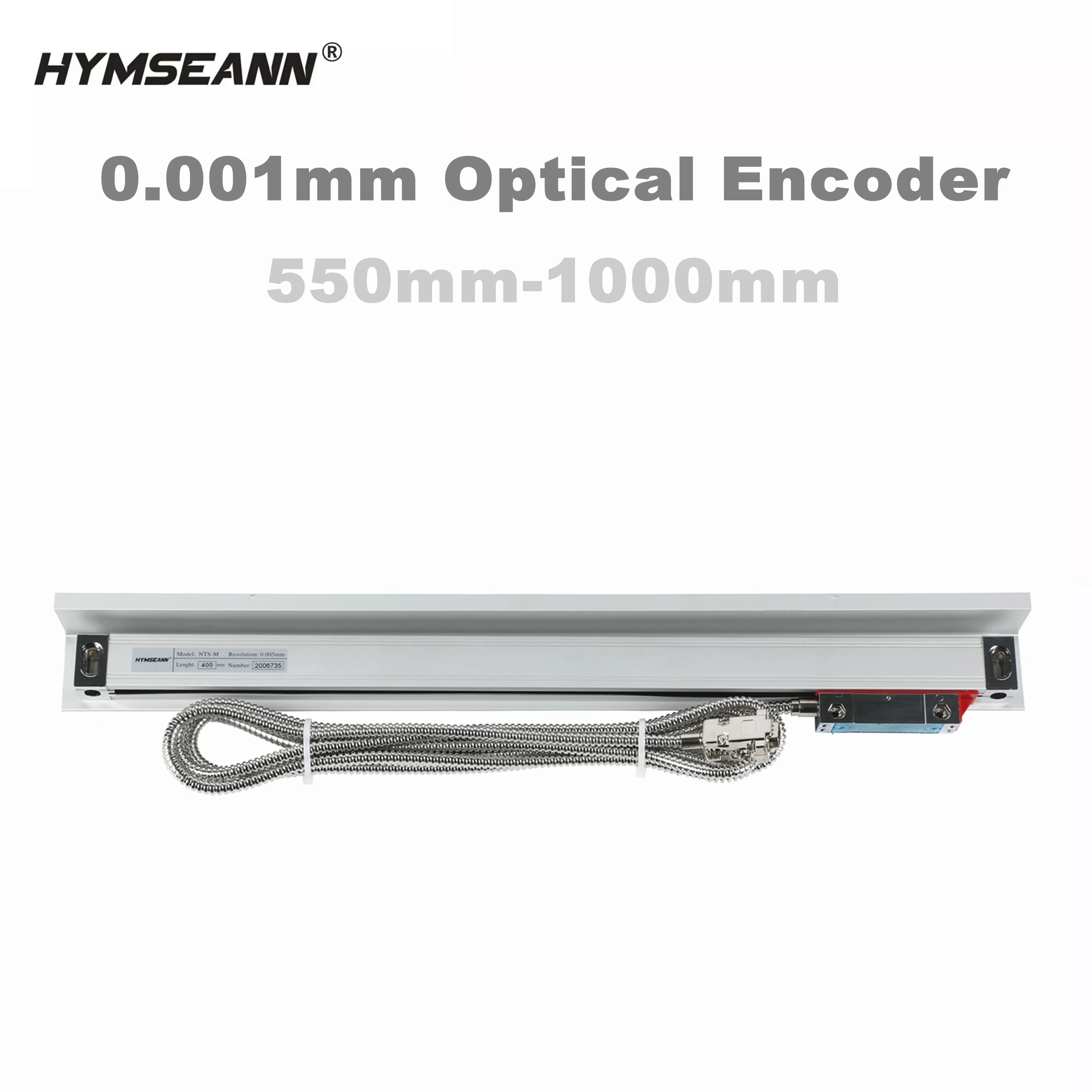 Precisão 1micron Codificador Óptico Régua Grating Escala Linear 0001 mm Ttl Dro 500 mm 550 mm 600 mm 650 mm 700 mm 800 mm 900 Milímetros 1000 Milímetros Alta