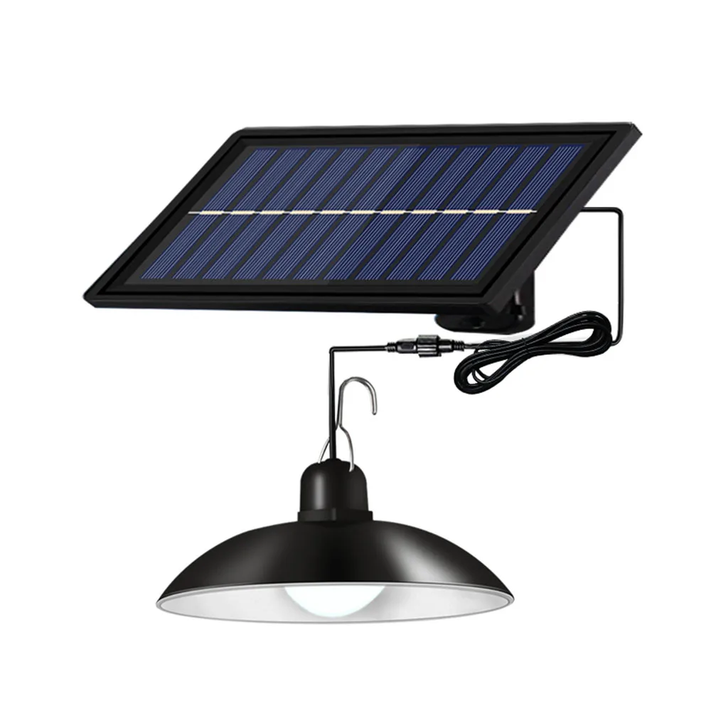 

BORUiT Solar Light Outdoor Indoor Solar Powerful Motion Sensor LED Powered Pendant Lamps IP65 Waterproof Dual Lamps for Garden