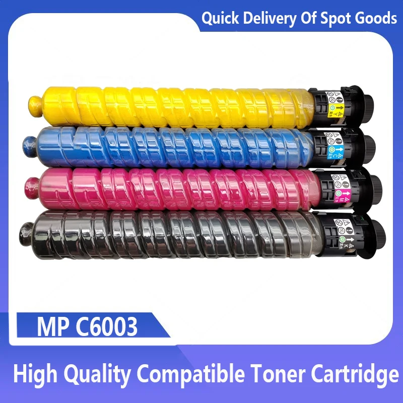 1PCS MPC6003 Toner Cartridge for Ricoh MPC4503 MPC5503 MPC4504 MPC6004 MP C4503 C5503 C6003 Color Copier