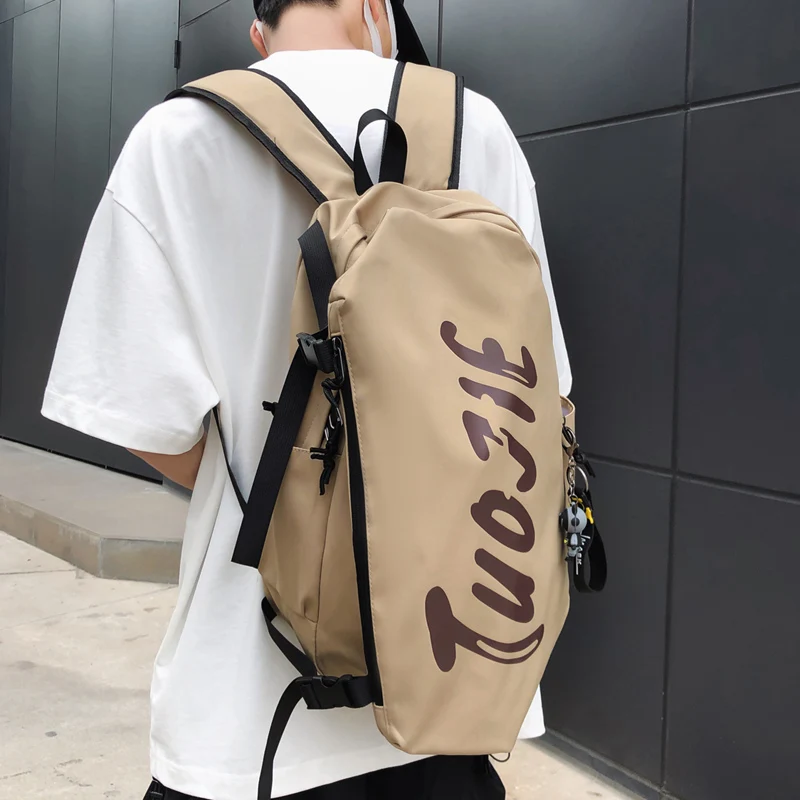 Schoolbags Boys Backpack 2023 New Fashion Brand College Student Street Trend Backpack