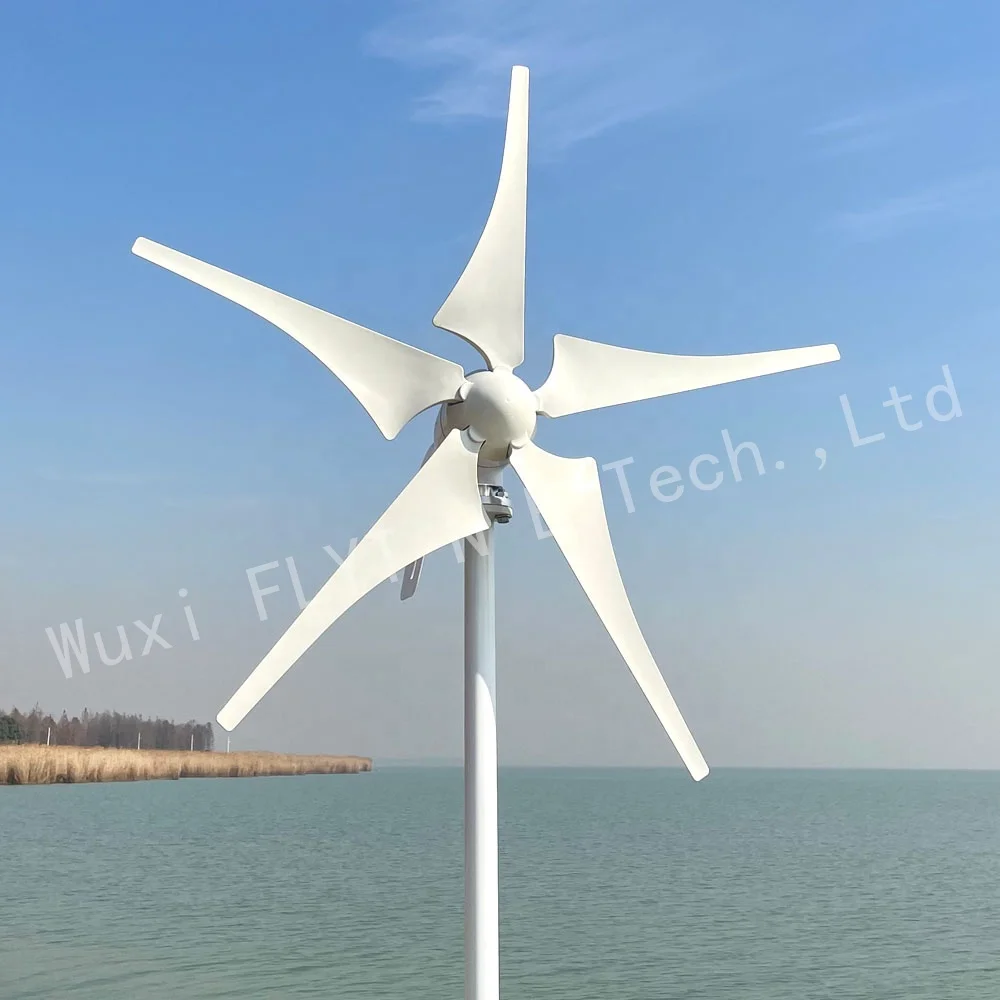 Wholesale Wind Turbine 500w Wind Generator New Model 800W1000w with 6/5/3 Blades off Grid Home Wind Energy System