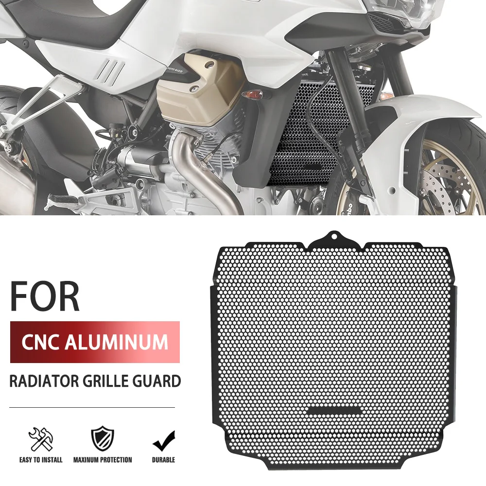 

For Moto Guzzi V100 Mandello 2023 2024 Mandello S Radiator Grille Guard Grill Protection Cover Aluminum Motorcycle Accessories