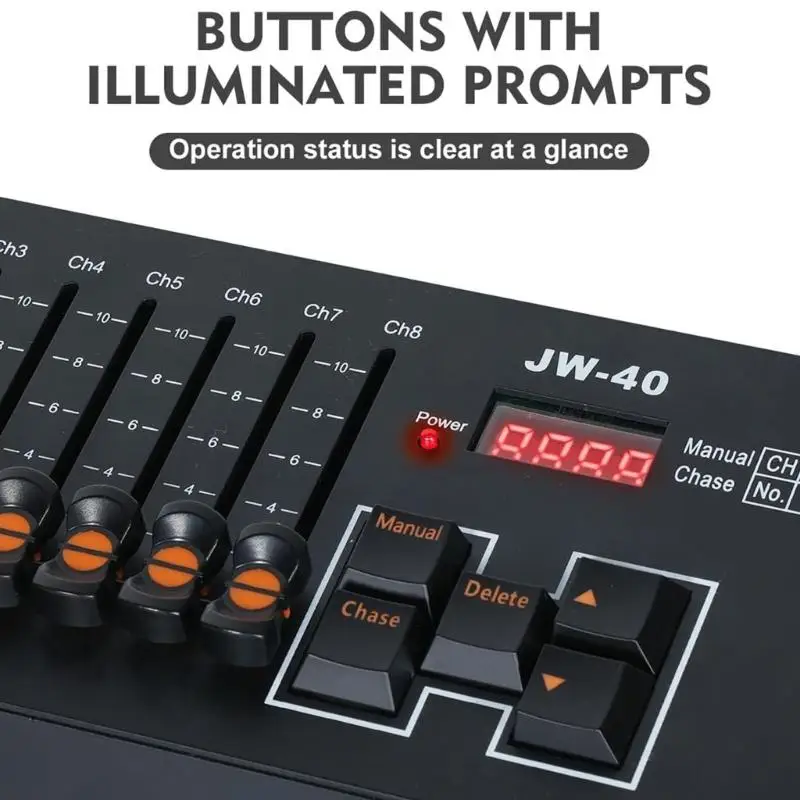 

652F Rechargeable Lighting Controller 5 Type 50 Step Lighting Consoles Device