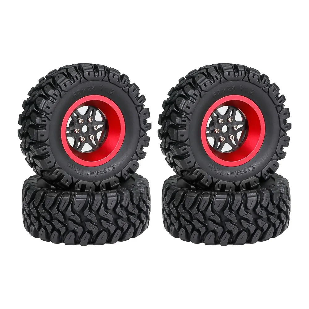 Carbon Faser Legierung 1,2 Zoll Beadlock Radnabe Felgen für 1/18 TRX4M SCX24 FMS FCX18 FCX24 Furitek RC Auto Metall Upgrade Teile – Detail 12