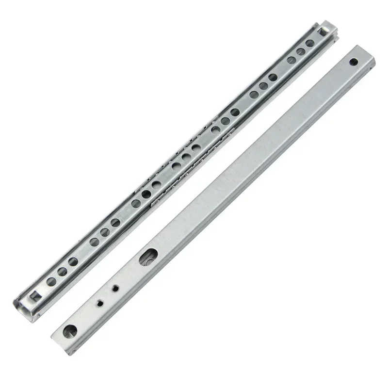 2Pcs Ball Bearing Drawer Slides Furniture Slide Steel Ball Bearing Slides Keyboard Cabinet Cupboard Drawer Runners Drawer Slide