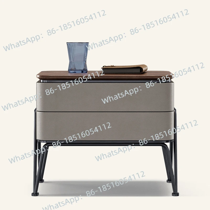 

Итальянский свет, роскошная прикроватная тумбочка из массива черного ореха, роскошная мебель для спальни, прикроватная тумбочка из натурального мрамора, шкафчик