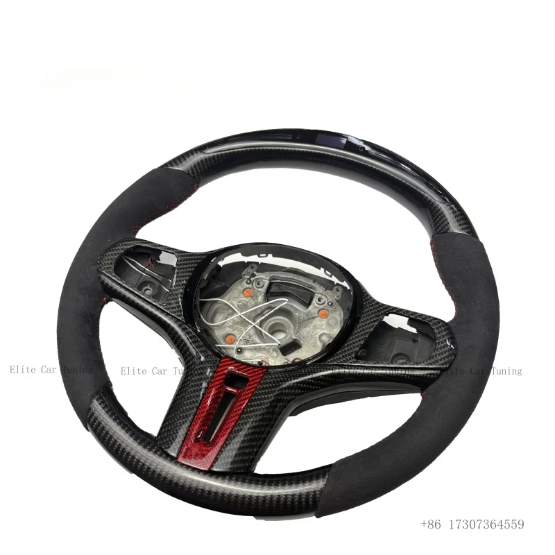 LED Steering Wheel for BMW G Series 5 7series G30 G20 G16 X G01 G05 G06 with Heating Function Carbon Fiber
