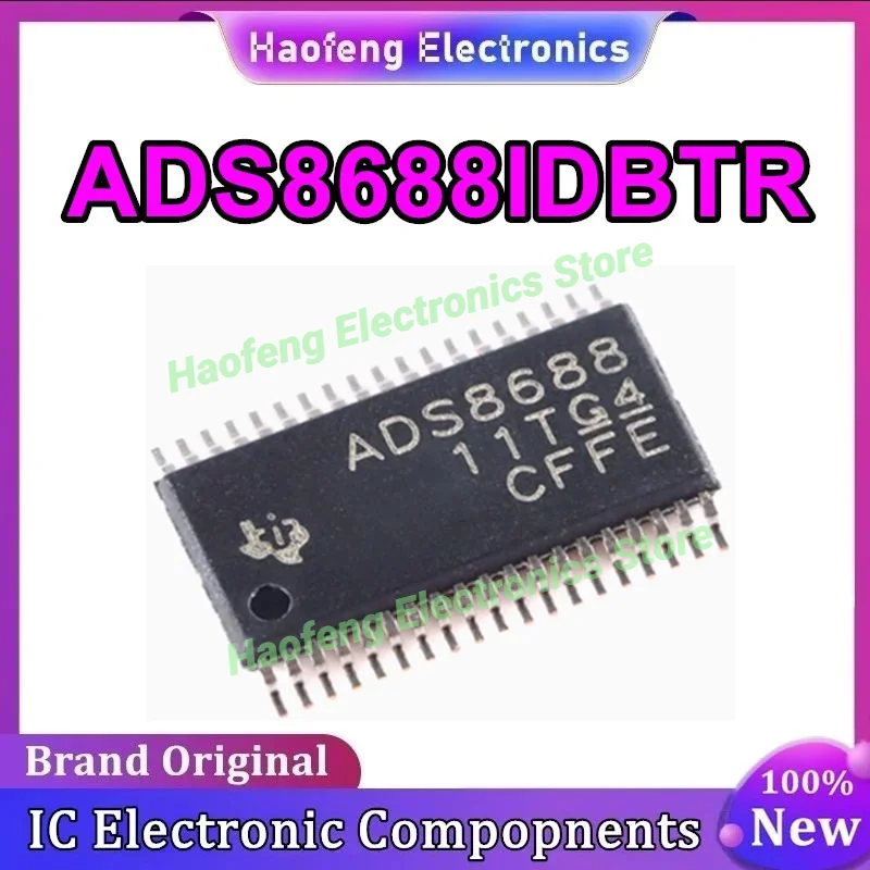 5PCS ADS8688IDBTR ADS8688 TSSOP-38 16 bit analog-to-digital converter IC chipset New in stock