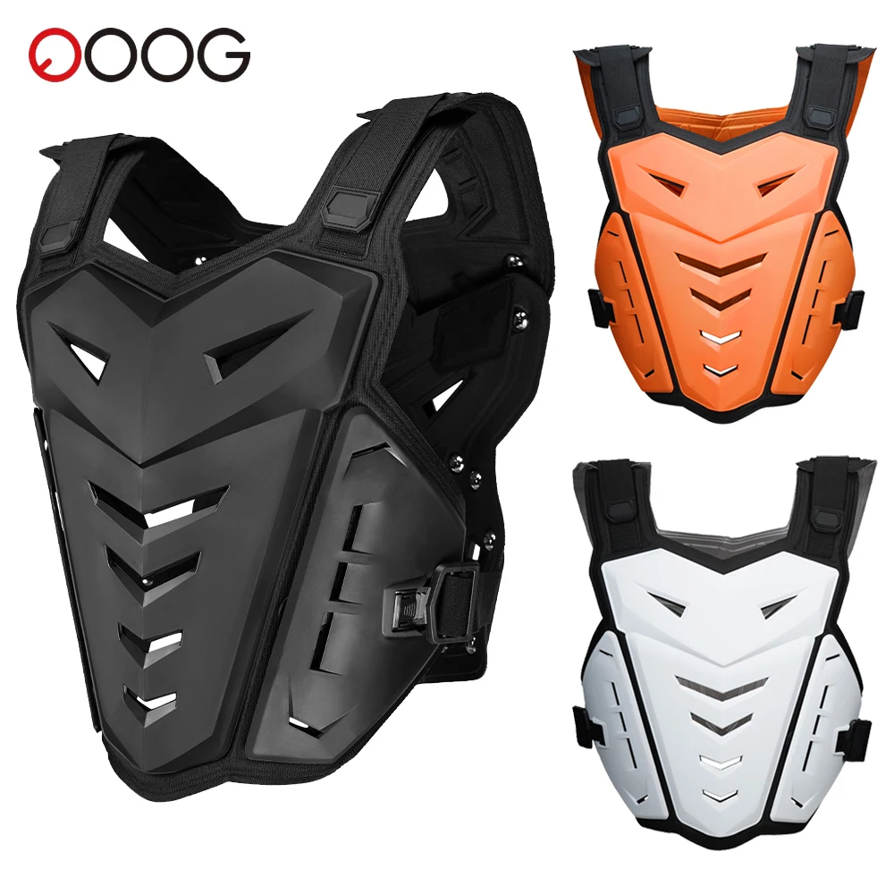 Motorcycle Body Armor Vest Anti-Fall Motocross Riding Armor Vest Protective Gear Wear-Resistant Motorbike Chest Back Protector